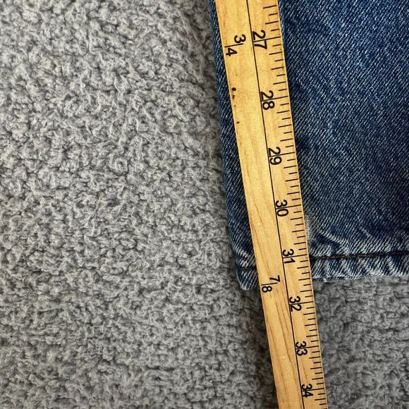 LL Bean Double L Flannel Lined Jeans Mens 34x32 Blue Denim Pants Outdoor Work - Picture 11 of 11